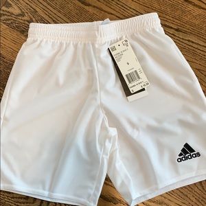 New with tags adidas boys white shorts